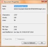 Document Properties